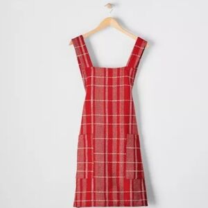 Sur La Table Plaid Smock Apron, Size 30"×39", Retail Price $39.95 USD